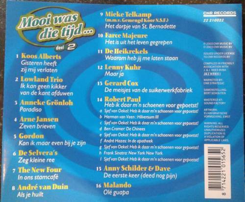 Chiel Montagne Presenteert Mooi Was Die Tijd... Deel 2 : Back